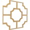Ekena Millwork 66 56W x 66 56H x 38T Large Bradley Decorative Fretwork Wood Ceiling Panels Wood Paint Grade CELW67X67X0375BRDMF - alternate 9